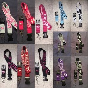 Victoria's Secret VS PINK ID Badge Lanyards New!